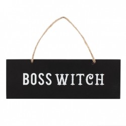 Tabliczka - Boss Witch Wall Sign